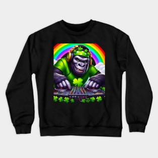 Celebrate St. Patrick's Day in style with this Bigfoot graphic design Crewneck Sweatshirt